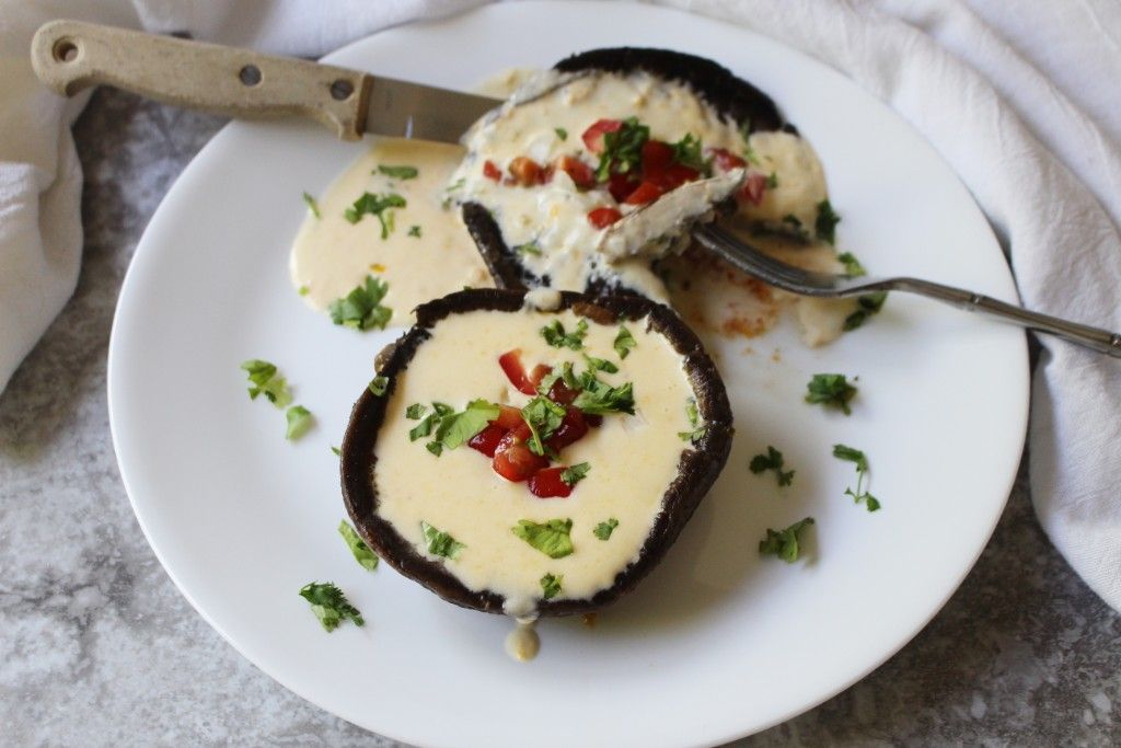 Keto Queso Portabella Bowls