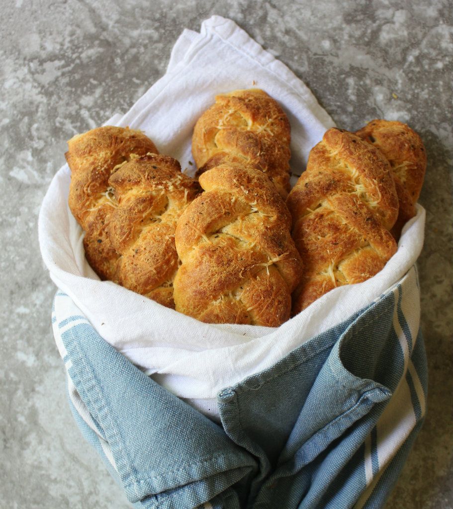 Low Carb Savory Butter Braids