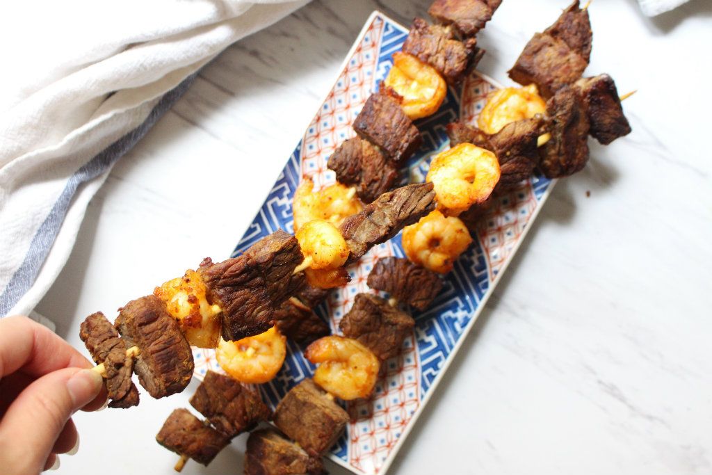 Keto Surf 'N' Turf Skewers