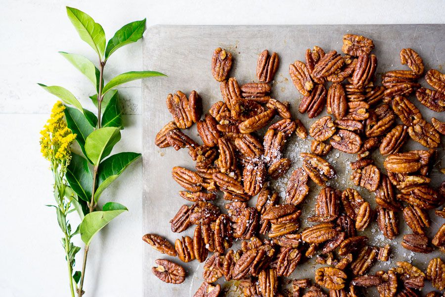 Sweet & Salty Keto Candied Pecans