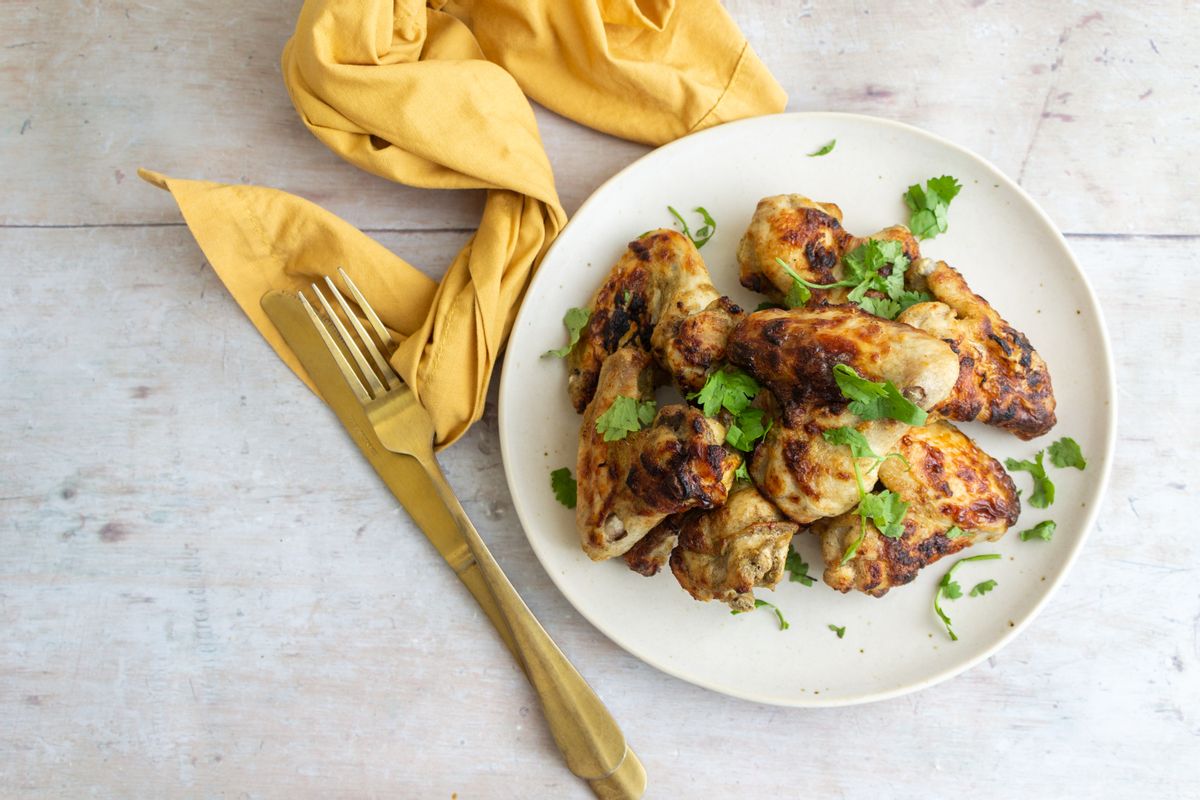 Keto Yogurt Baked Chicken Wings