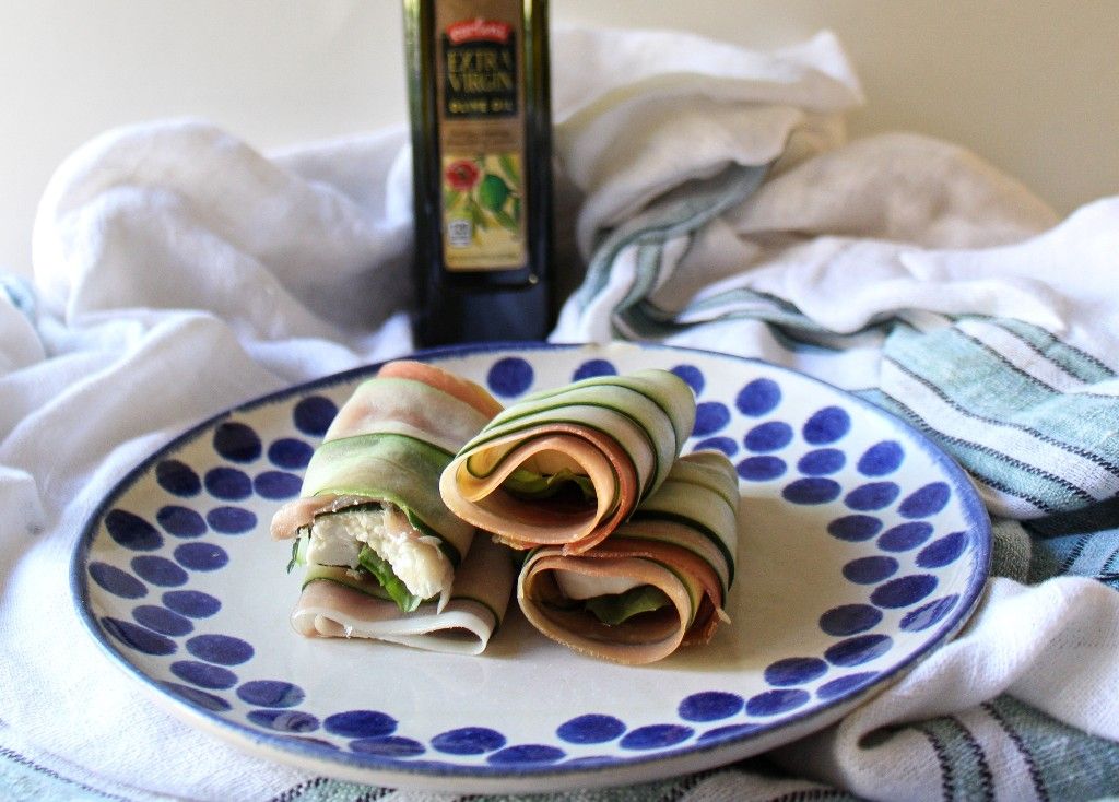 Keto Prosciutto Mozzarella Cucumber Rollups