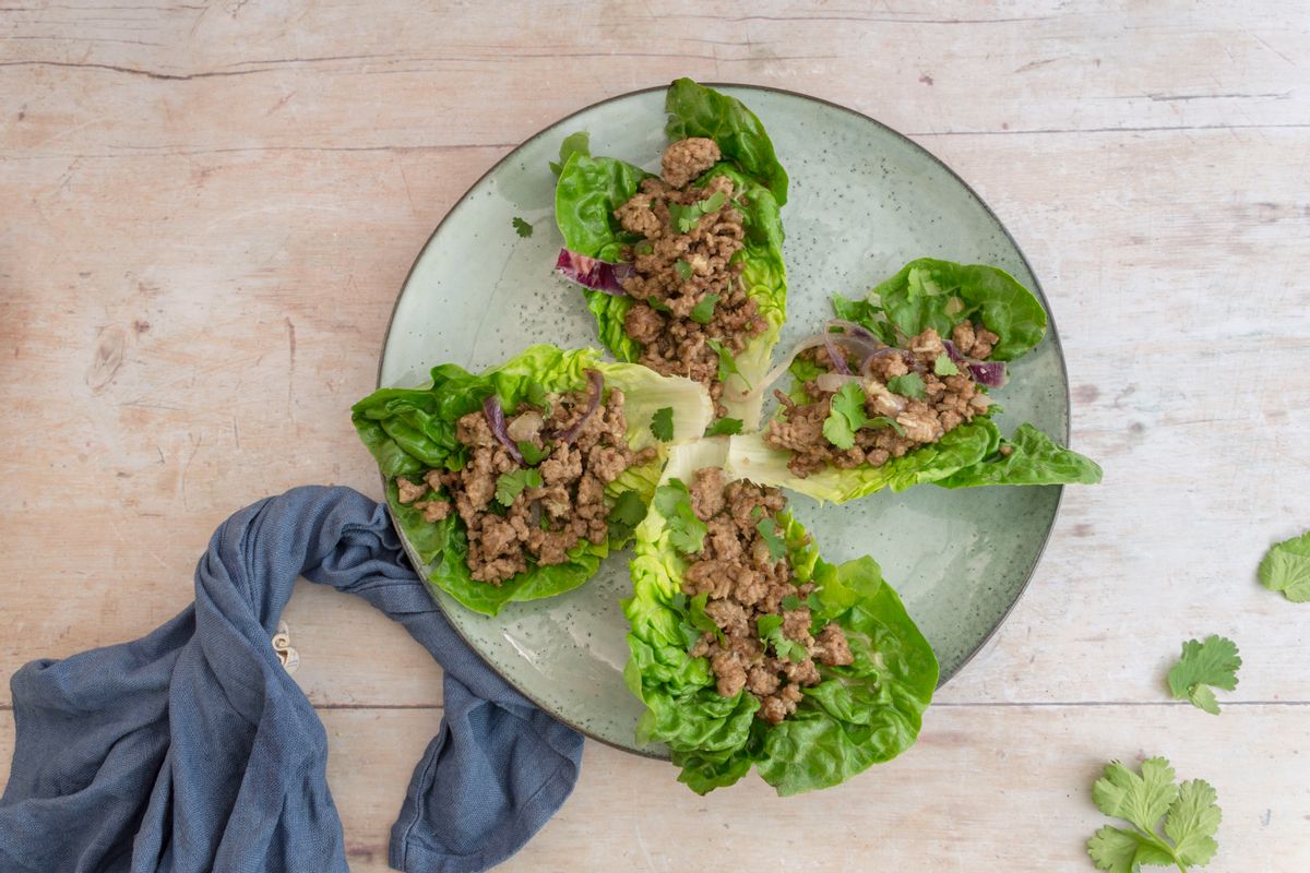 Keto Lamb and Lettuce Lunch