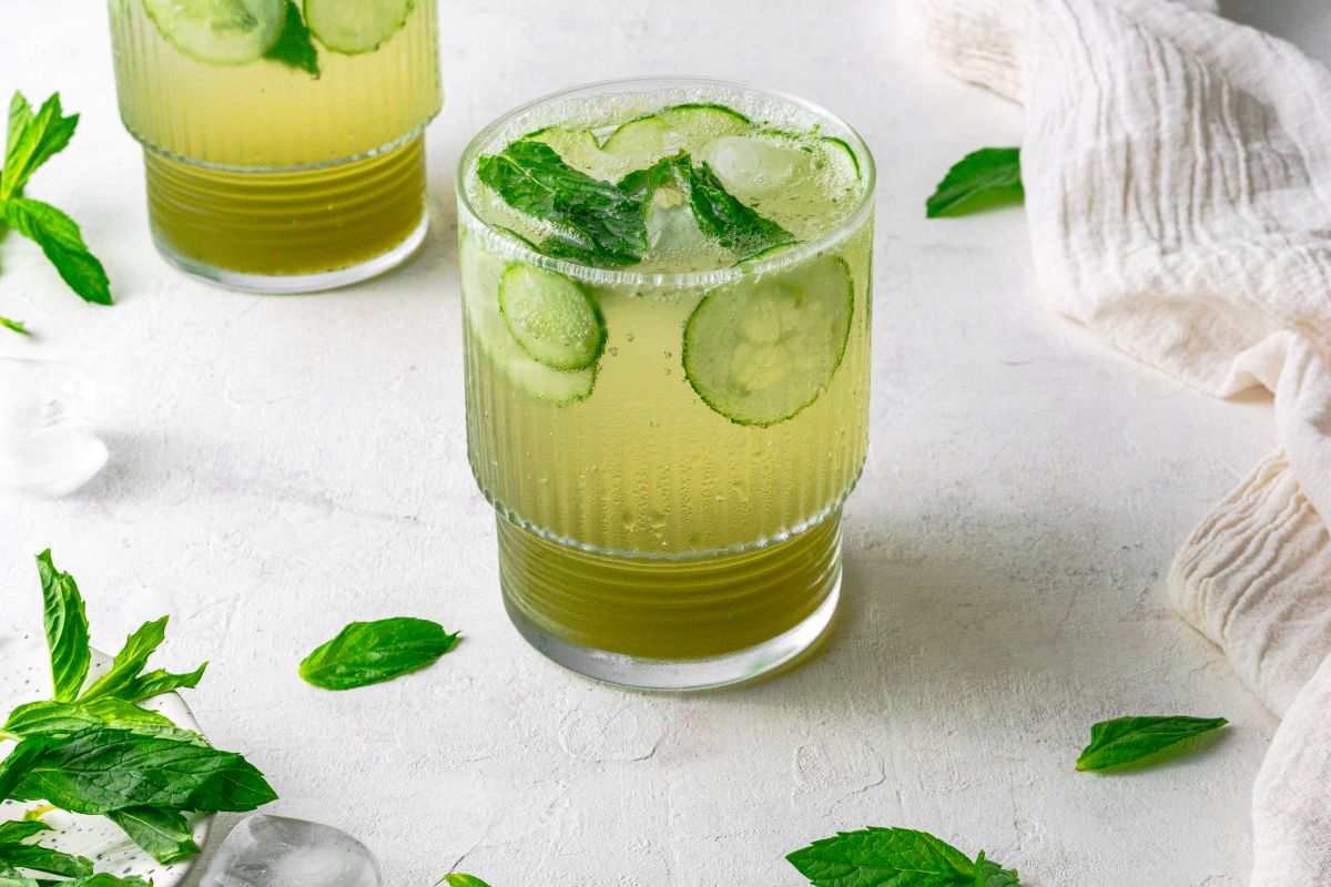 Keto Cucumber Mint Mocktail