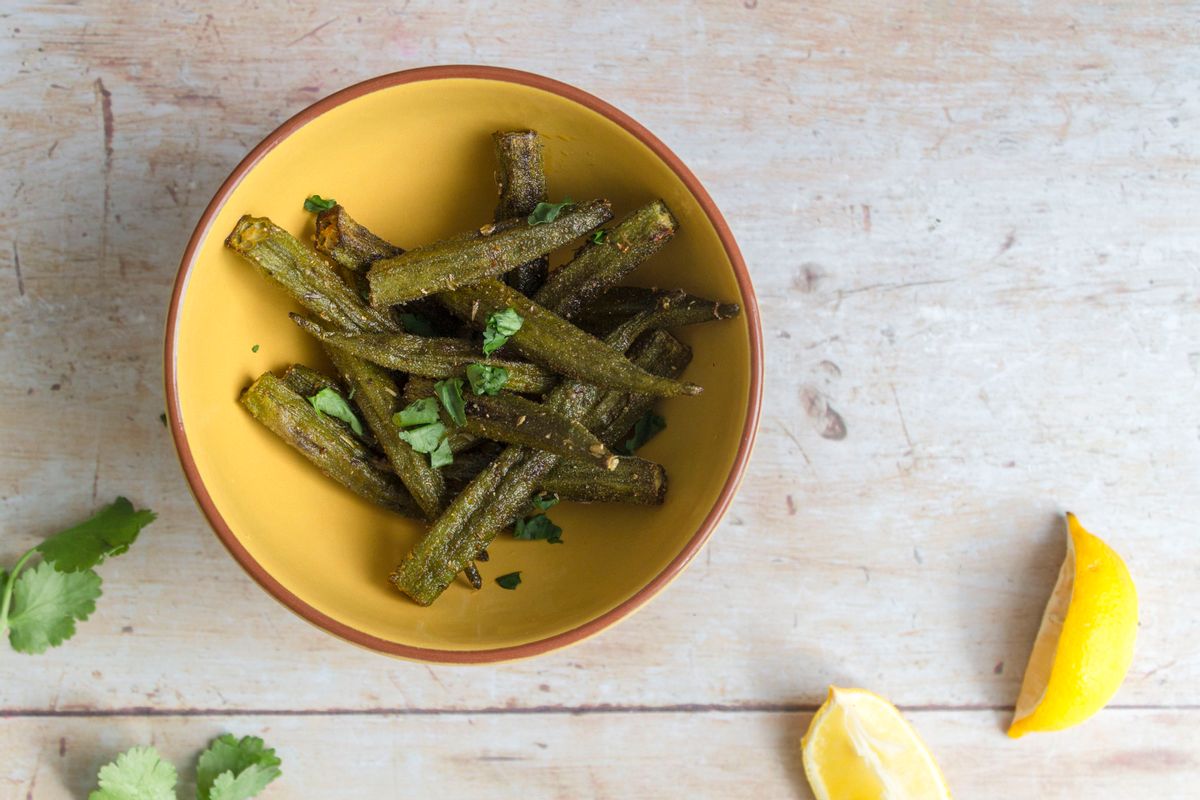 Keto Spiced Roasted Okra