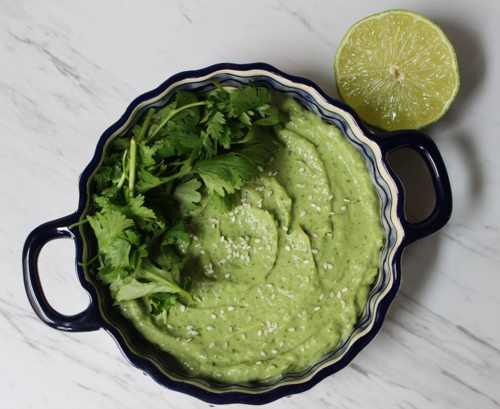 Keto Spicy Avocado Hummus