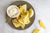 Low Carb Lemony Roasted Cabbage Wedges with Caper and Anchovy Dip