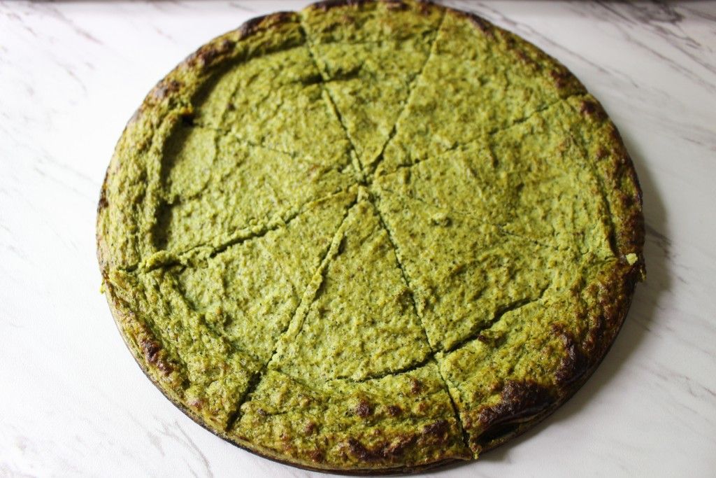 Keto Thick Broccoli Pizza Crust