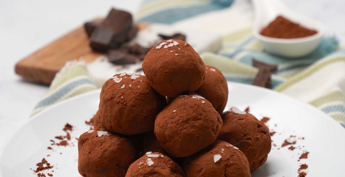 Keto Chocolate Salted Caramel Truffles
