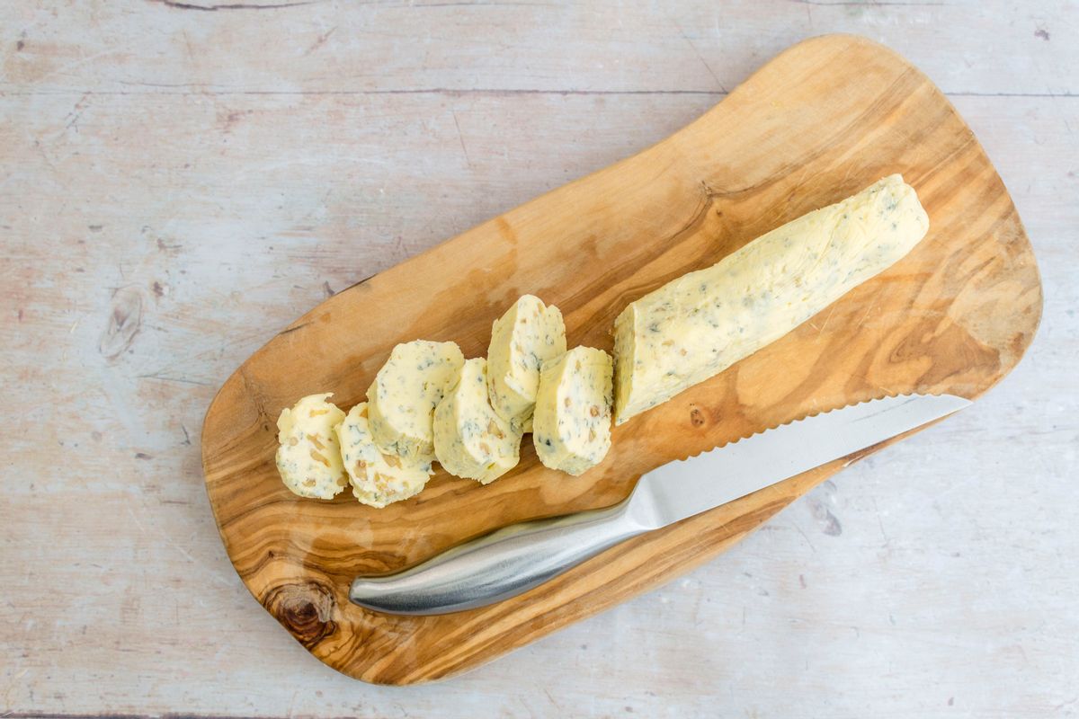 Keto Walnut And Blue Cheese Compound Butter