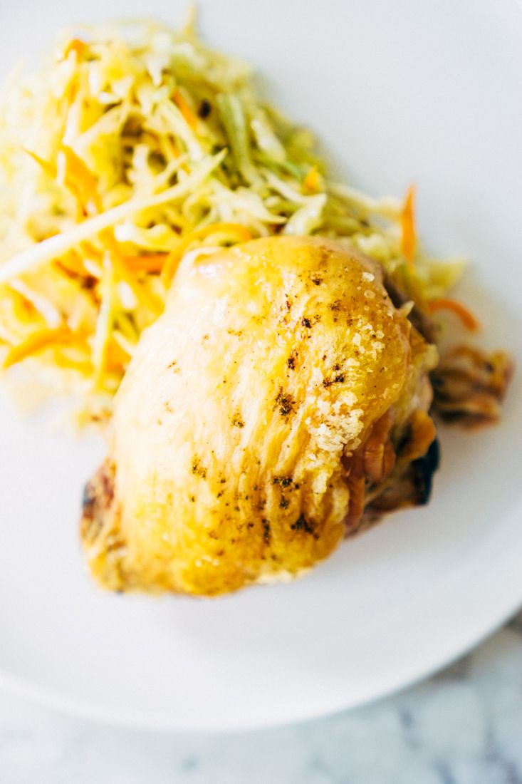 Keto Crispy Five-Spice Chicken Thighs and Hunan Salad