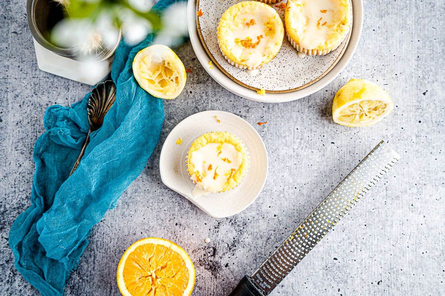 Keto Citrus Butter Cakes