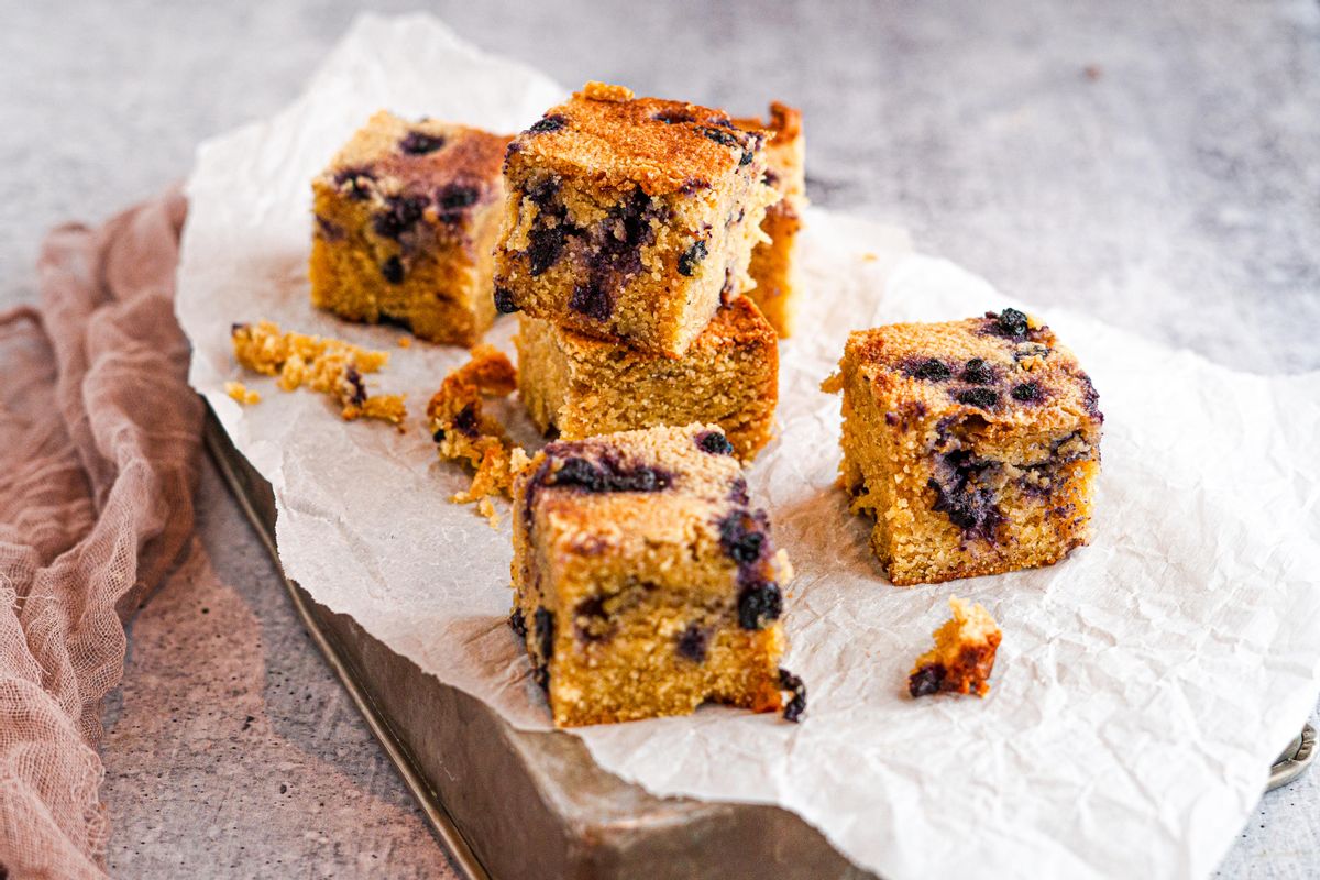 Keto Blueberry Breakfast Bars