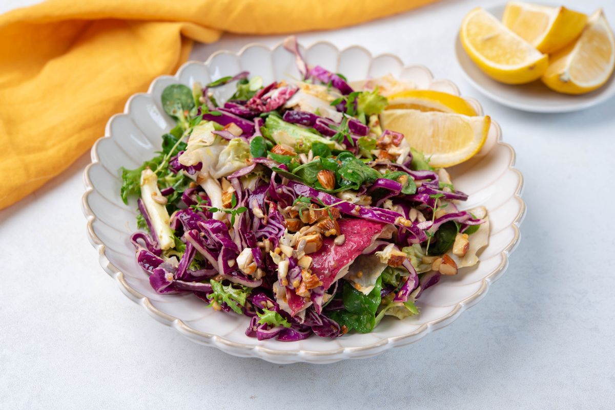 Easy Keto Sweet Mustard Slaw