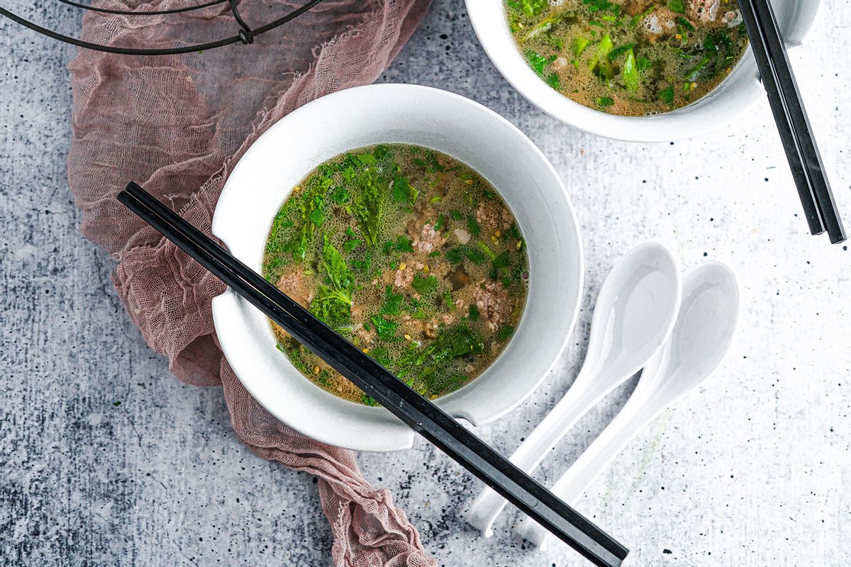 Keto Chinese Beef and Broccoli Soup