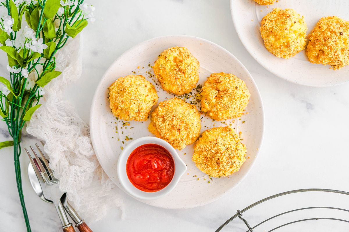 Keto Air Fryer Arancini Balls