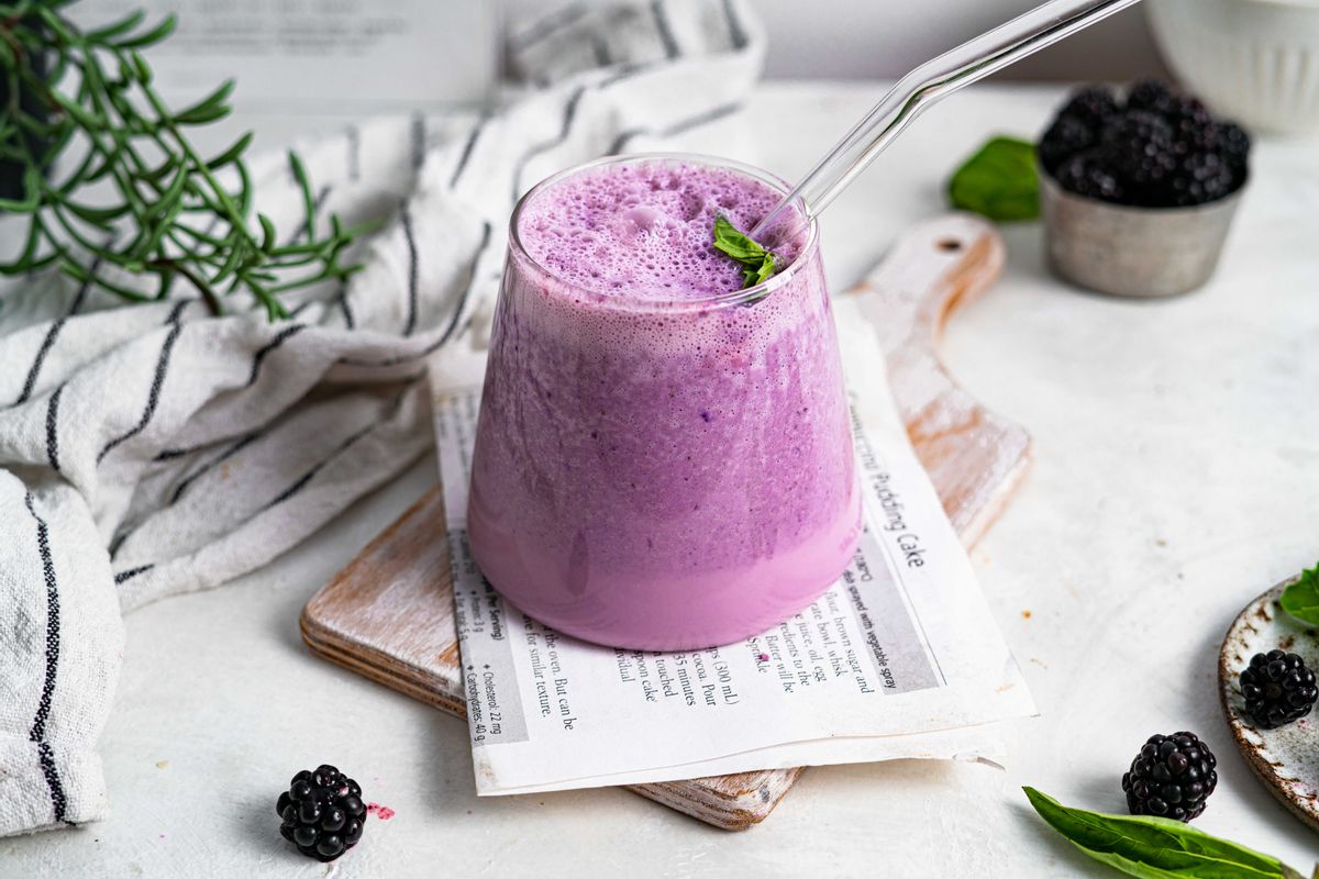 Keto Blackberry Smoothie