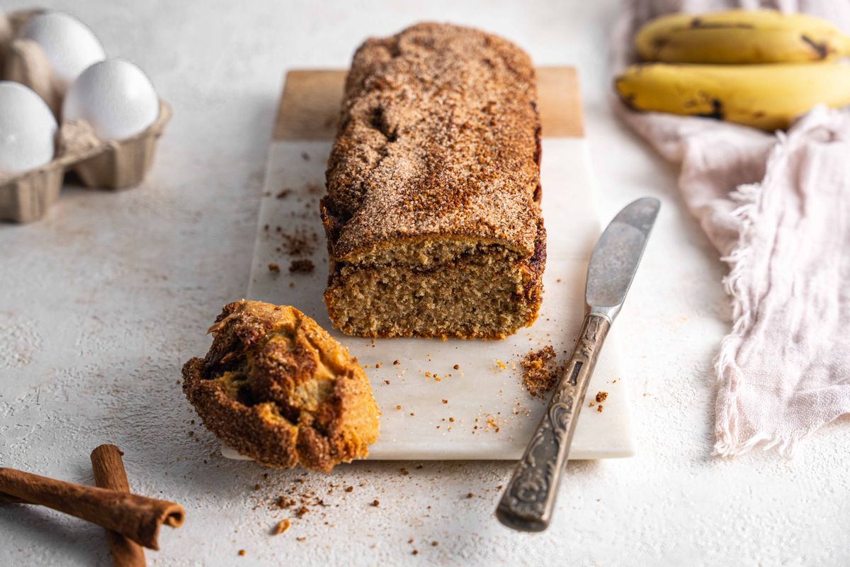 Gluten-free Keto Cinnamon Banana Bread