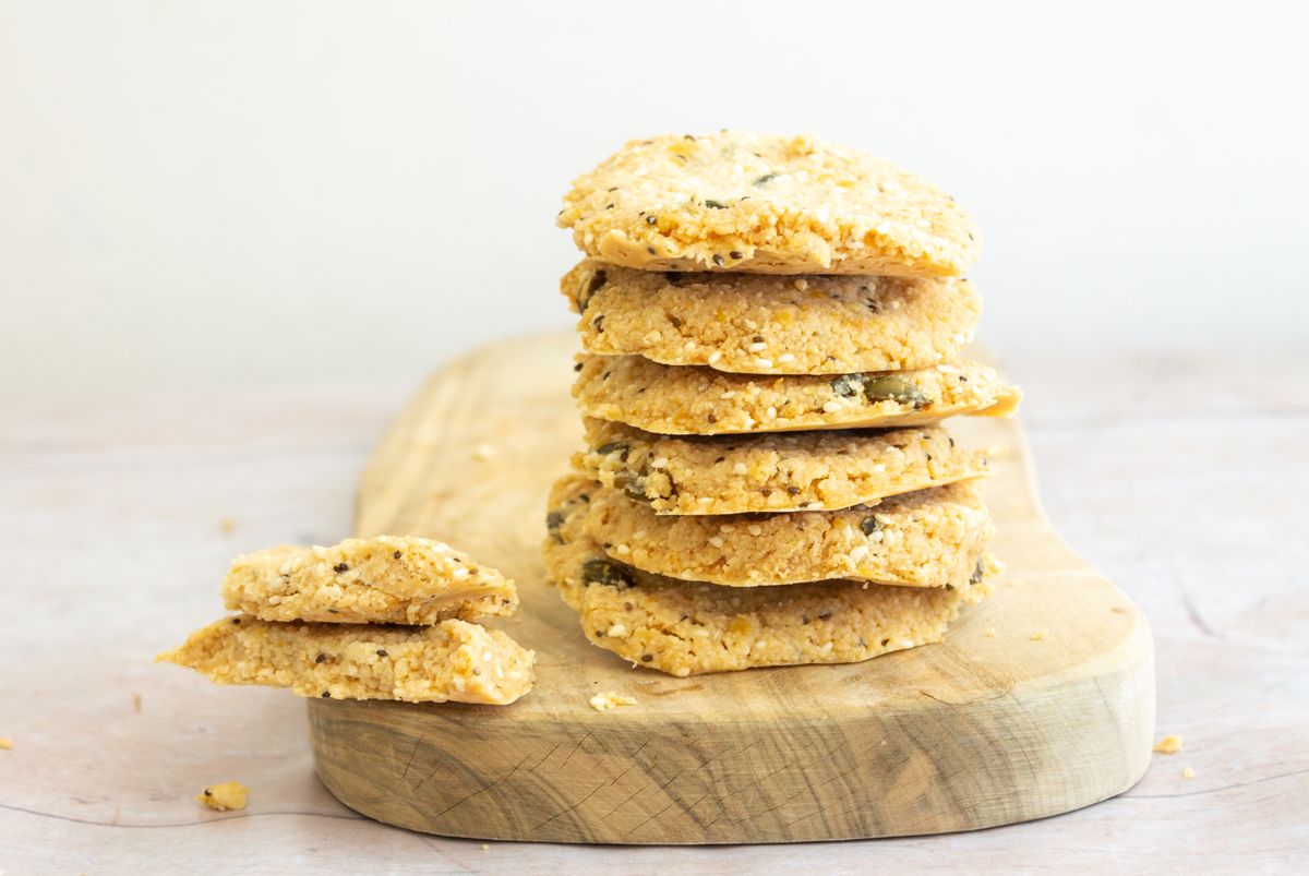 Keto Vegan Seeded Biscuits