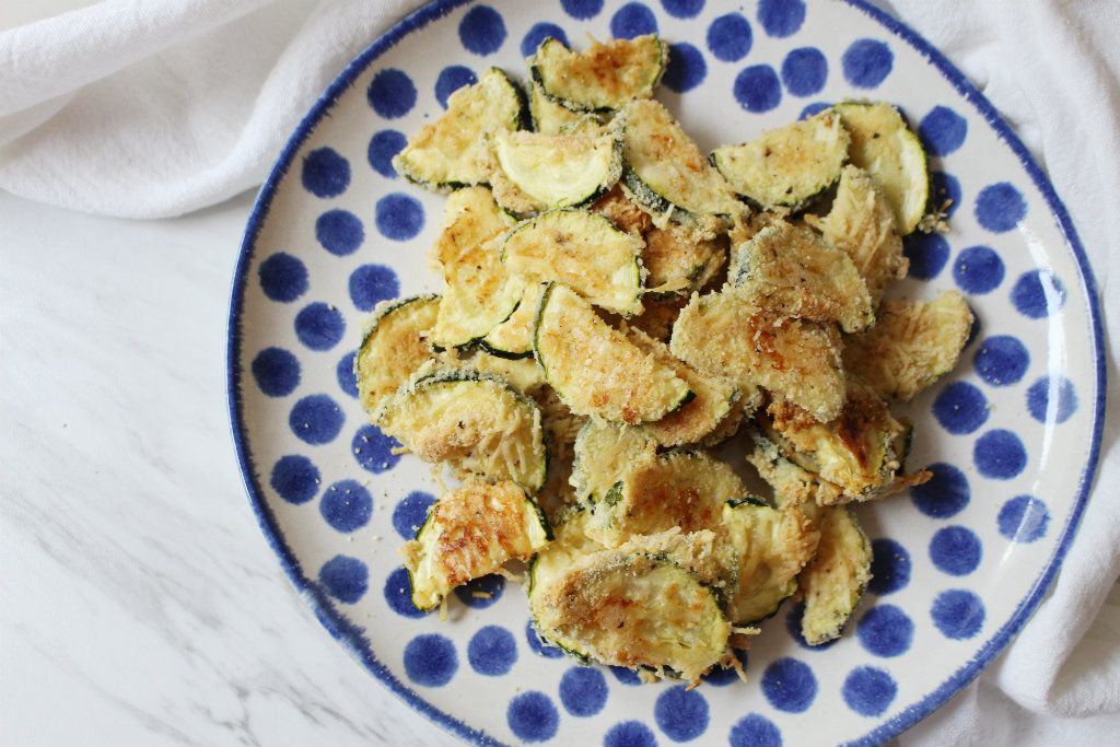 Keto Breaded Zucchini Chips