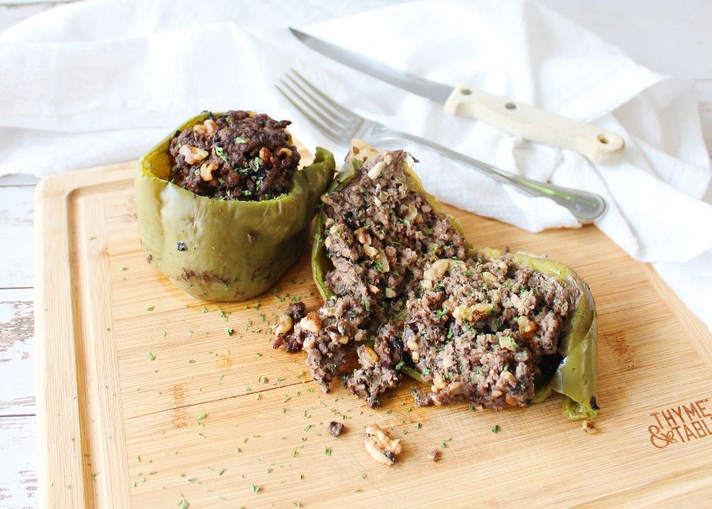 Low Carb Paleo Stuffed Peppers