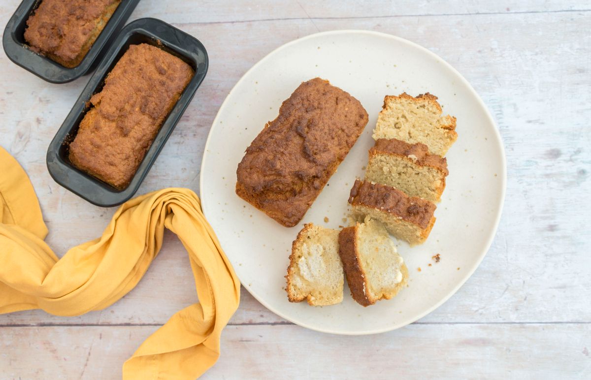 Keto Air Fryer Banana Bread Mini Loaves