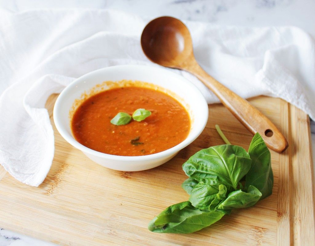 Low Sodium Tomato Basil Soup