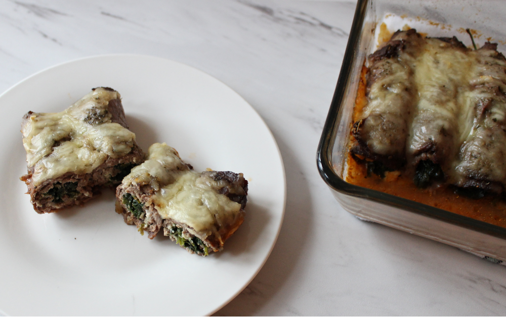 Keto Italian Beef Roll Lasagna