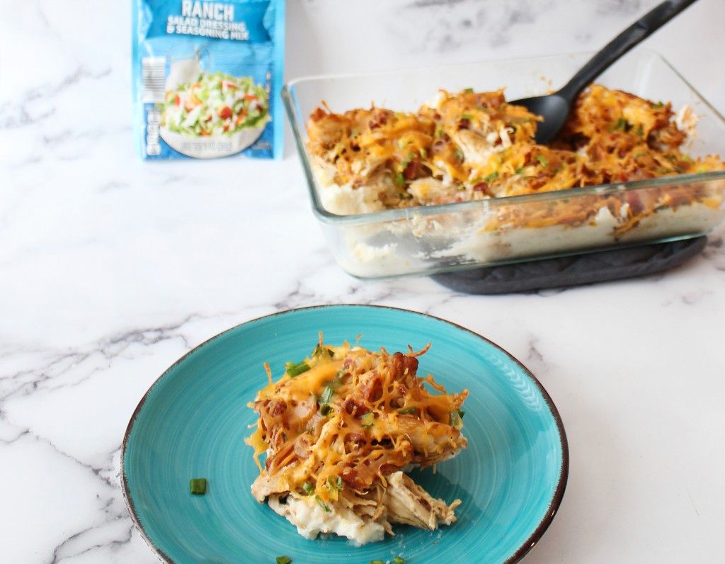 Keto Chicken Bacon Ranch Casserole