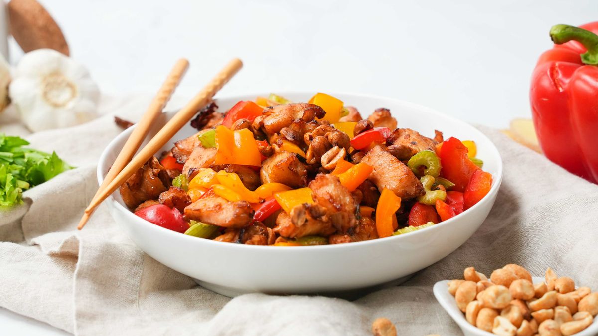 Low Carb Air Fryer Kung Pao Chicken