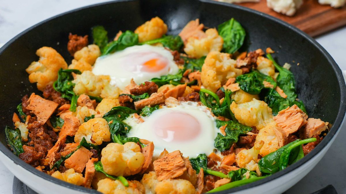 Keto 5 Ingredient Tuna Breakfast Hash