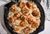 Keto Parmesan Sage Chicken Meatballs and “Rice” Skillet