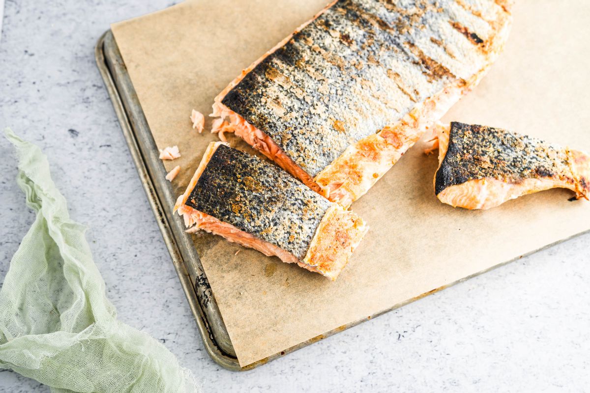 Keto Whole Grilled Salmon