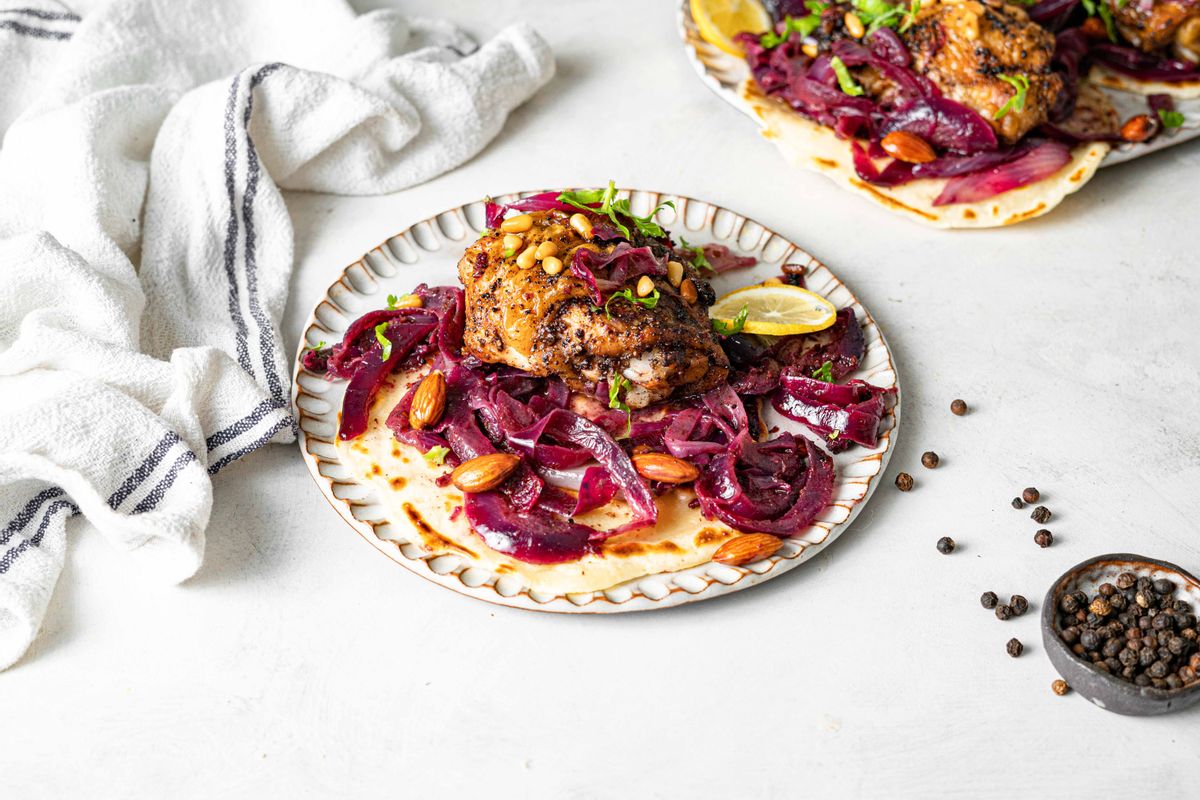 Paleo Middle Eastern Sumac Chicken ( Musakhan)