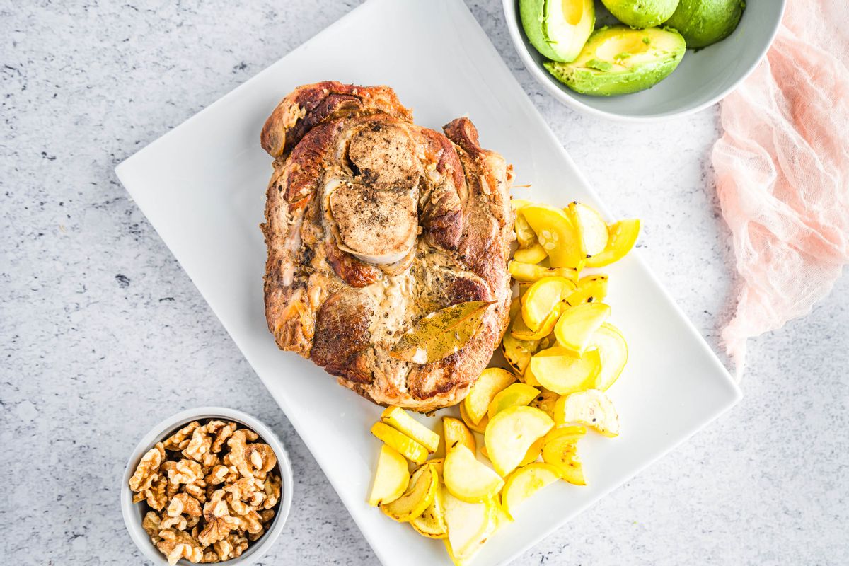 Low Carb OMAD Pork Shoulder with Sauteed Zucchini