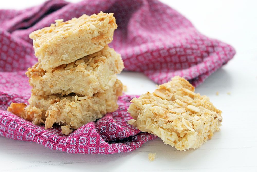 Keto Almond And Coconut Flapjacks