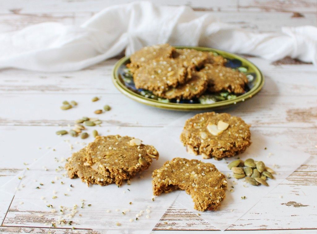 Keto Vegan Nut and Sunflower Cookies