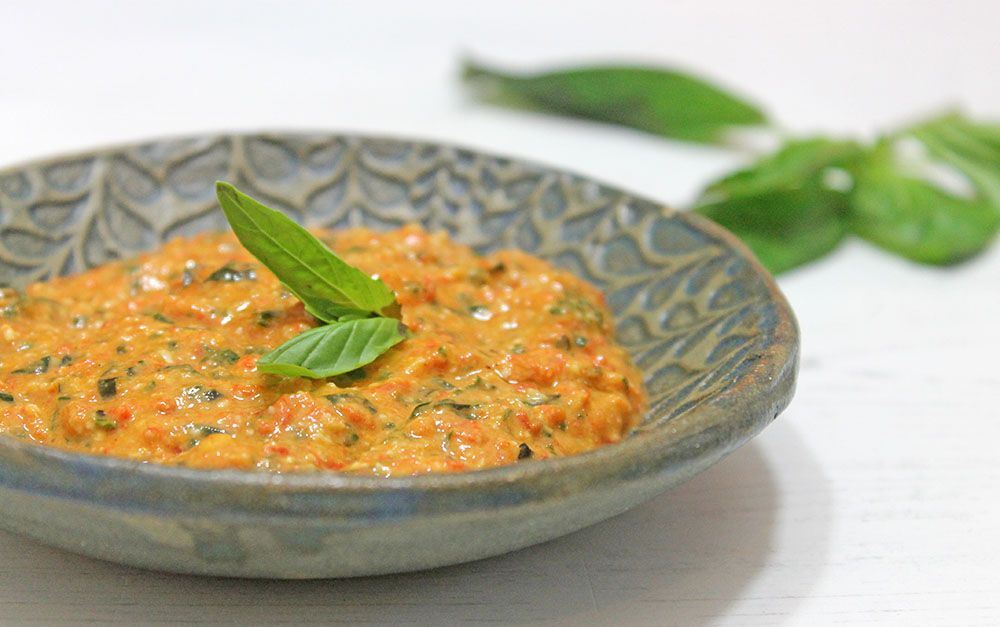 Keto Red Pepper Pesto