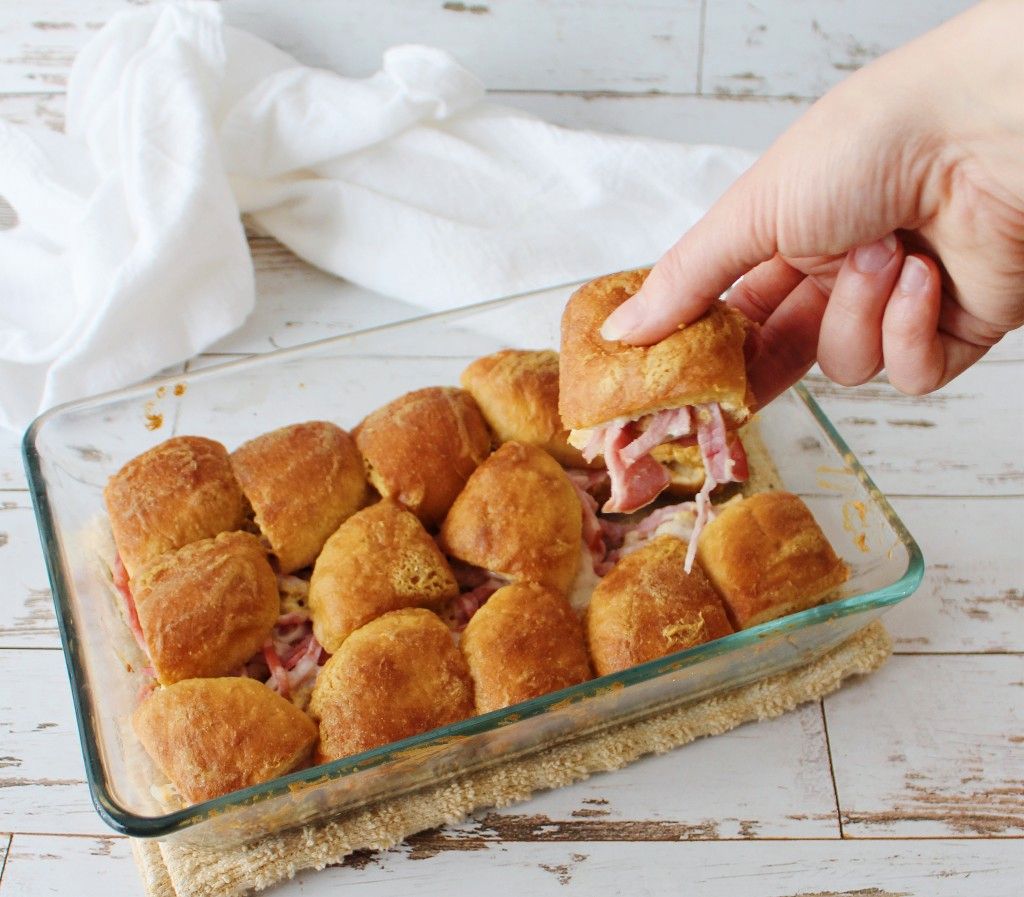 Keto Ham and Swiss Sliders