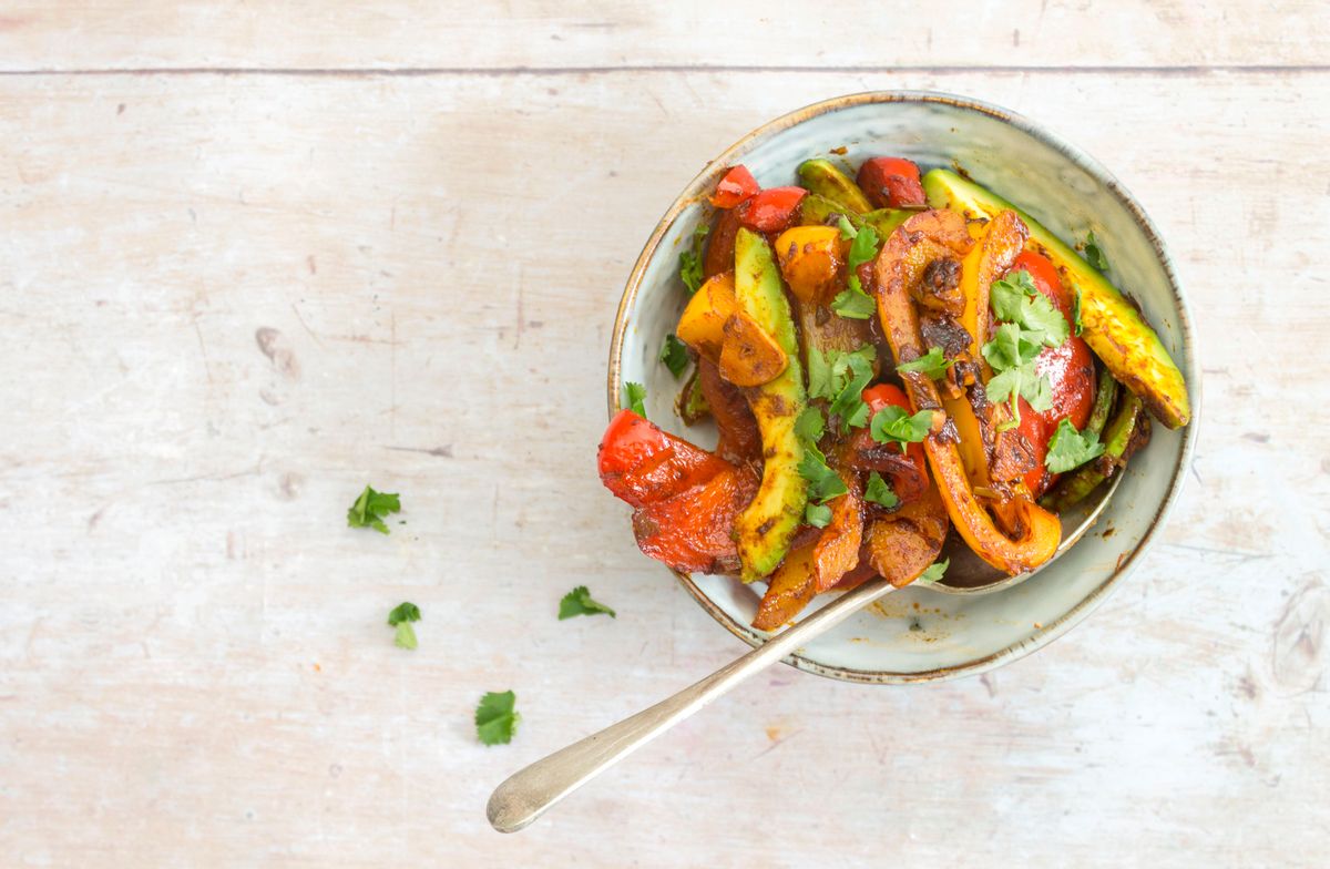 Keto Smoky Tapas Peppers with Avocado