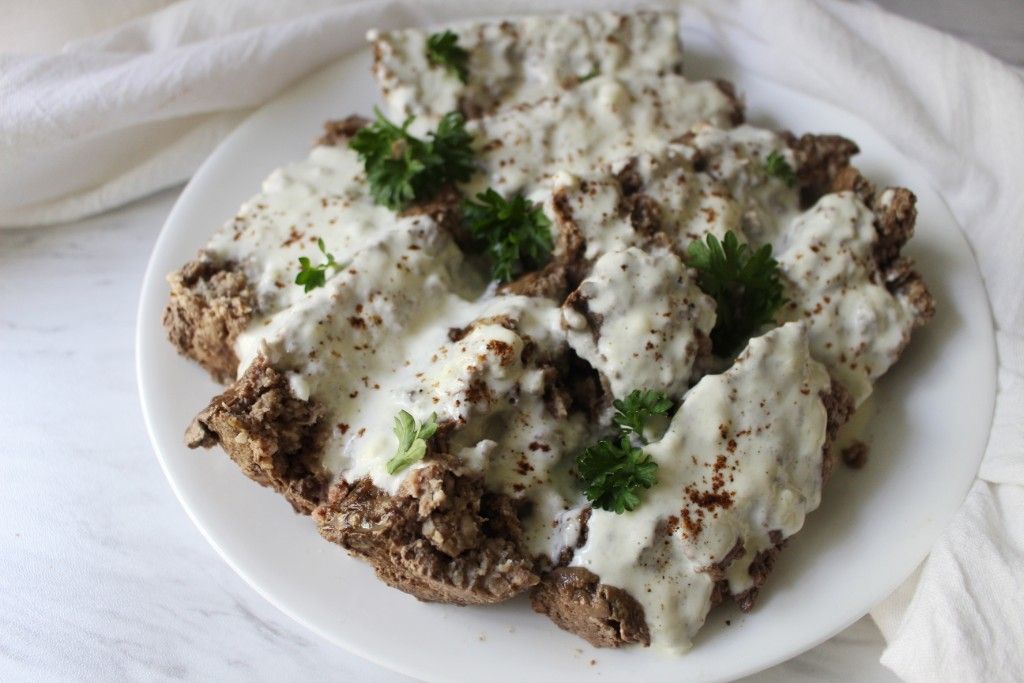 Keto Swedish Meatloaf with Sage Cream Sauce