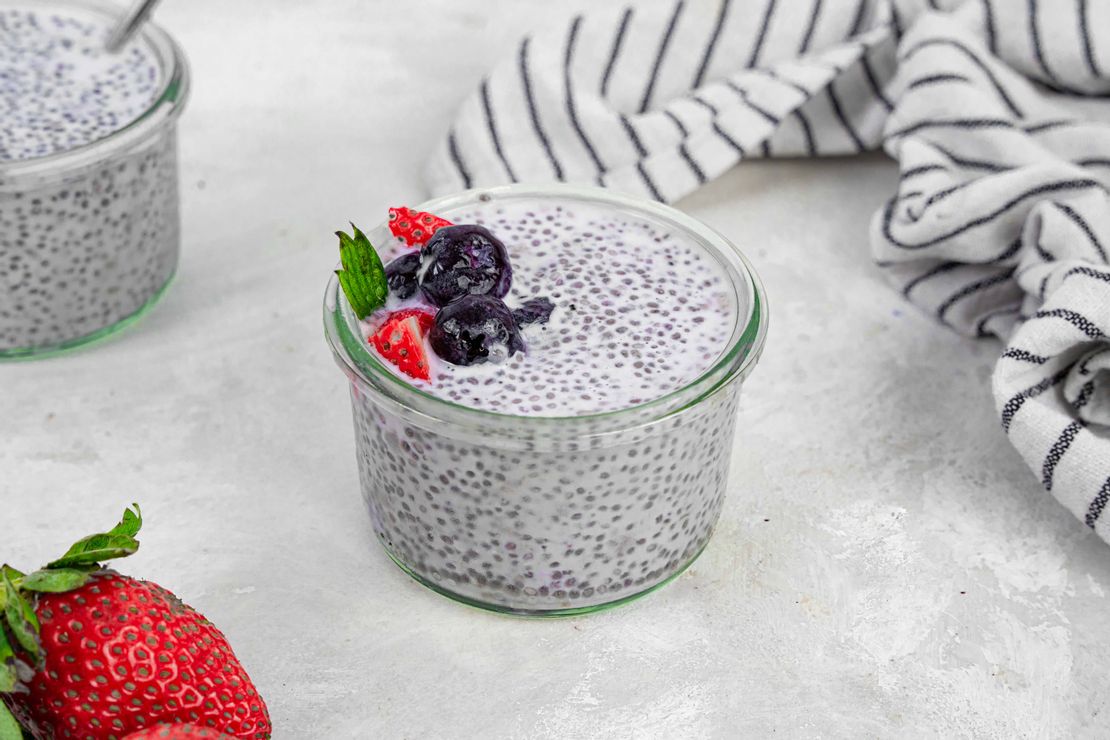 Berry Chia Pudding - Macrostax