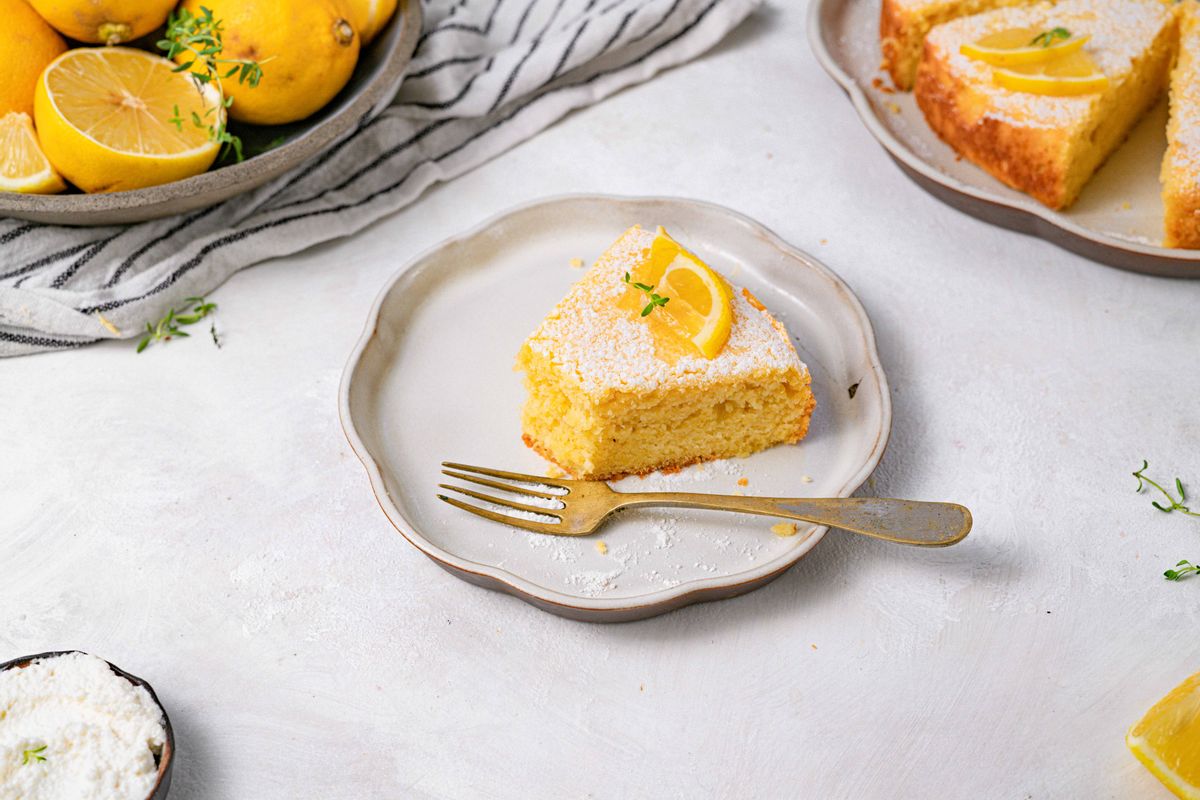 Lemon ricotta cake - The clever meal