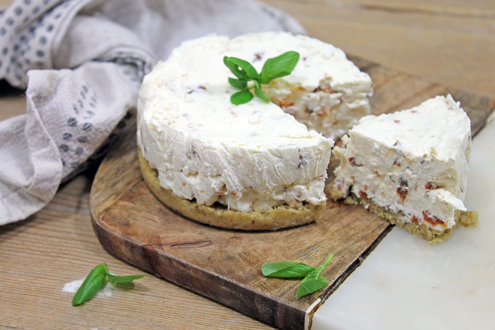 Keto Sundried Tomato And Goats Cheese Cake