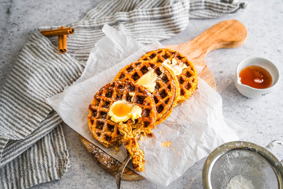 Keto Pumpkin Waffles