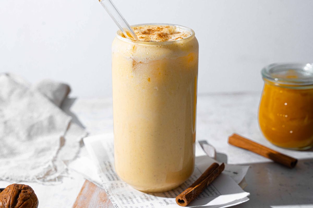 Keto Protein Pumpkin Pie Smoothie