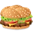 Fast Foods Hamburger Regular Double Patty Plain