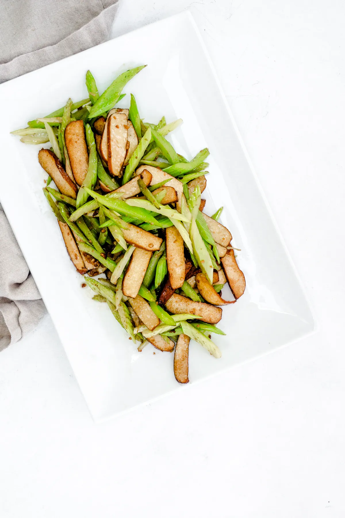 Keto Chinese Dried Tofu and Celery